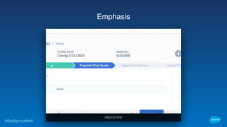 #designsystem
Emphasis
PROTOTYPE
 