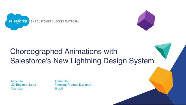 choreographed animations with salesforce s new lightning design system