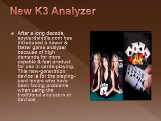 Spy Cheating Playing Cards in  Andhra Pradesh