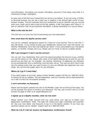 SpyFly Background Checks Services Help Center