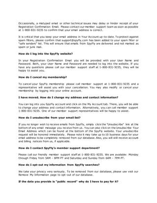 SpyFly Background Checks Services Help Center