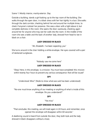Spy script | DOCX