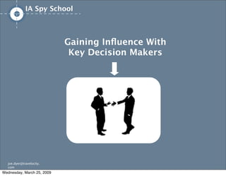 IA/UX Spy School