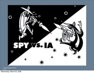 IA/UX Spy School
