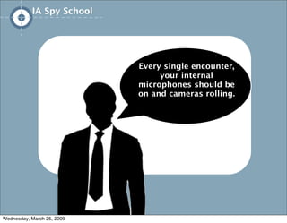 IA/UX Spy School