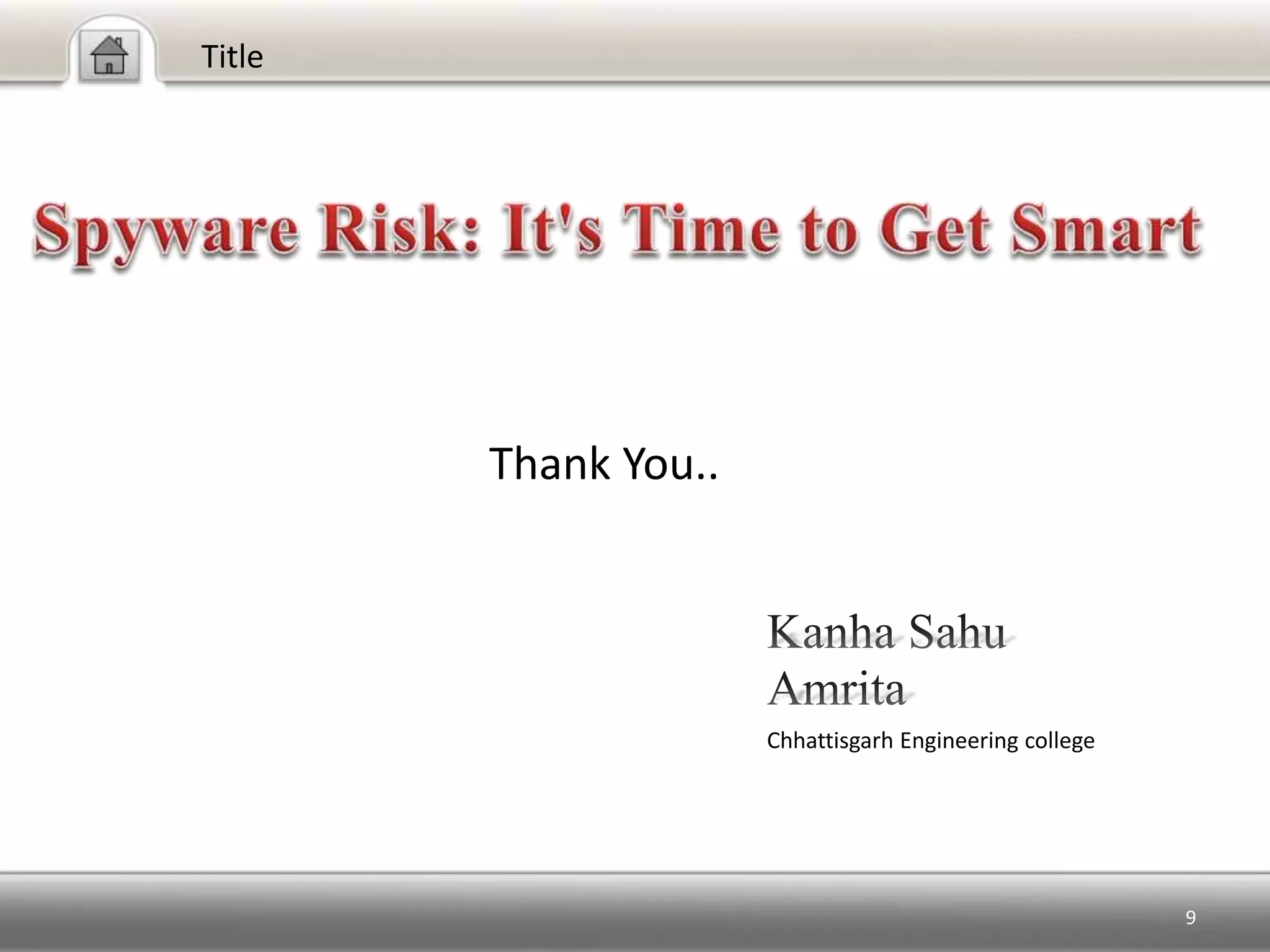 Chhattisgarh Engineering college
9
Title
Thank You..
 