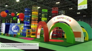 Espaço	
  intera3vo	
  Infanto-­‐Juvenil	
  de	
  530m2	
  na	
  Bienal	
  do	
  Livro	
  	
  
do	
  Rio	
  de	
  janeiro	
  em	
  2015.
 