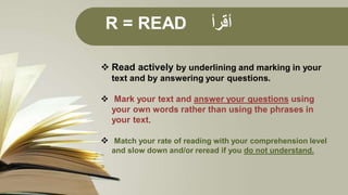 SQ3R Strategy (Reading Comprehension Strategy) | PDF