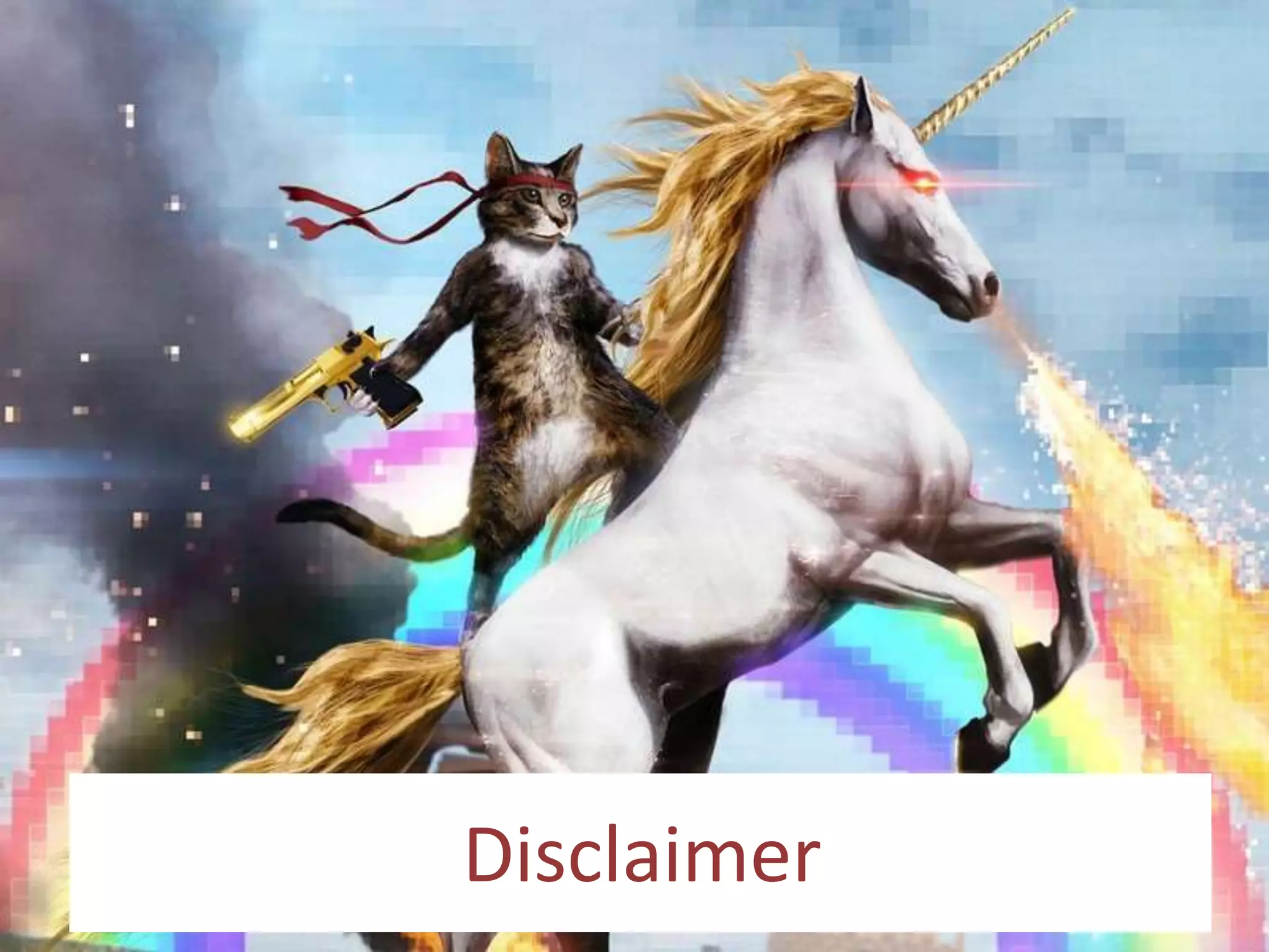 Disclaimer
 