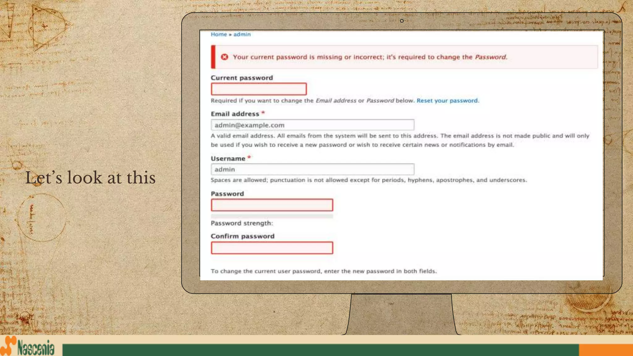 Place your screenshot here
Let’s look at this
 