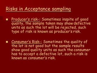STATISTICAL QUALITY CONTROL- QUALITY ASSURANCE | PPTX