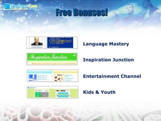 Language Mastery Inspiration Junction Entertainment Channel Kids & Youth Free Bonuses! 