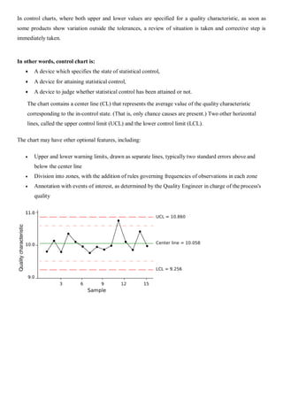 Comprehensive Overview of Statistical Quality Control and Quality ...