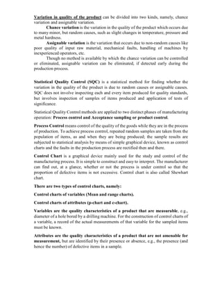 Comprehensive Overview of Statistical Quality Control and Quality ...