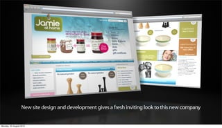 New site design and development gives a fresh inviting look to this new company


Monday, 20 August 2012
 