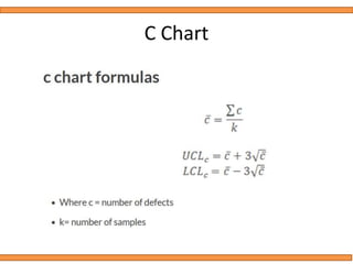 C Chart
 