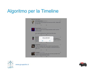 www.gruppolen.it
Algoritmo per la Timeline
 