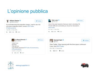 www.gruppolen.it
L’opinione pubblica
 