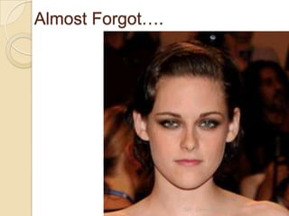 Almost Forgot….




                  QM - Devesh Pandey
 