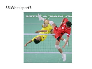 36.What sport? 