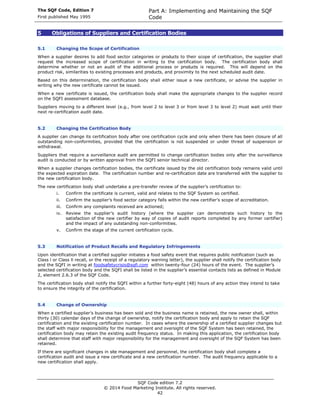 Sqf Module 2 Sqf code ed-7.2-july | PDF