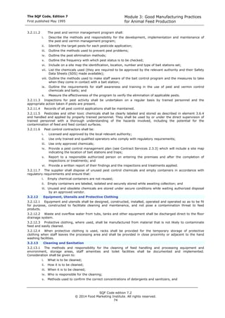 Manufacturing Sqf Checklist.pdf Sqf code ed-7.2-july | PDF