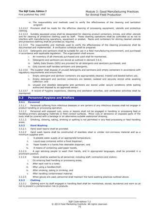 Sqf code ed-7.2-july | PDF