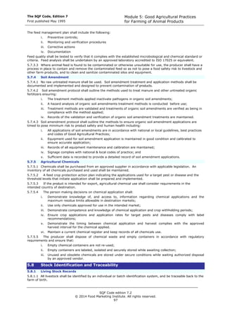 Sqf code ed-7.2-july | PDF
