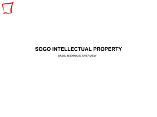 SQGO INTELLECTUAL PROPERTY BASIC TECHNICAL OVERVIEW 