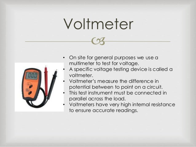 How do you use a voltmeter?