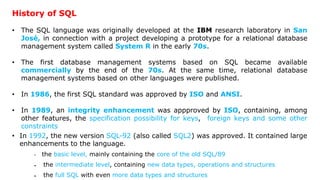 SQL-1.pptx for database system and system query language | PPTX