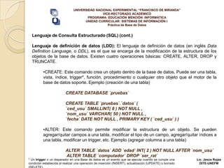 Lenguaje SQL | PPT