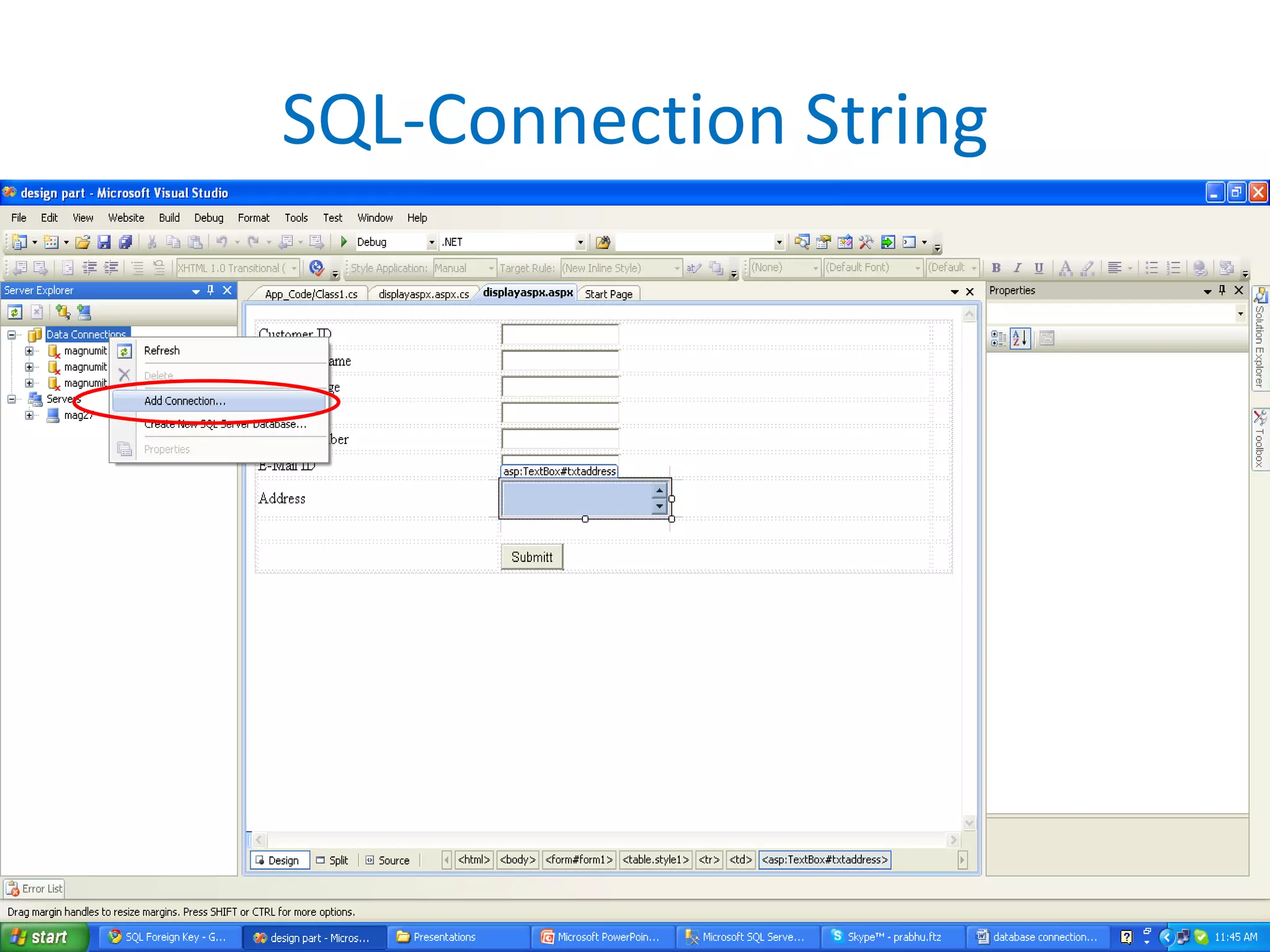 SQL-Connection String