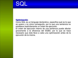 Lenguaje SQL | PPT