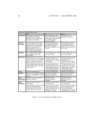 36                        CAPÍTULO 1. SQL SERVER 2000




     Figura 1.13: Requisitos de SQL Server.
 