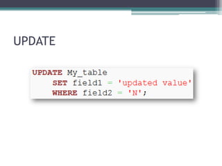 UPDATE
 