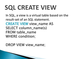 Sql practise for beginners | PPTX