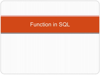Sql tutorial | PPT