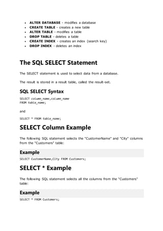 Sql | DOCX