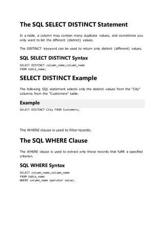 Sql | DOCX