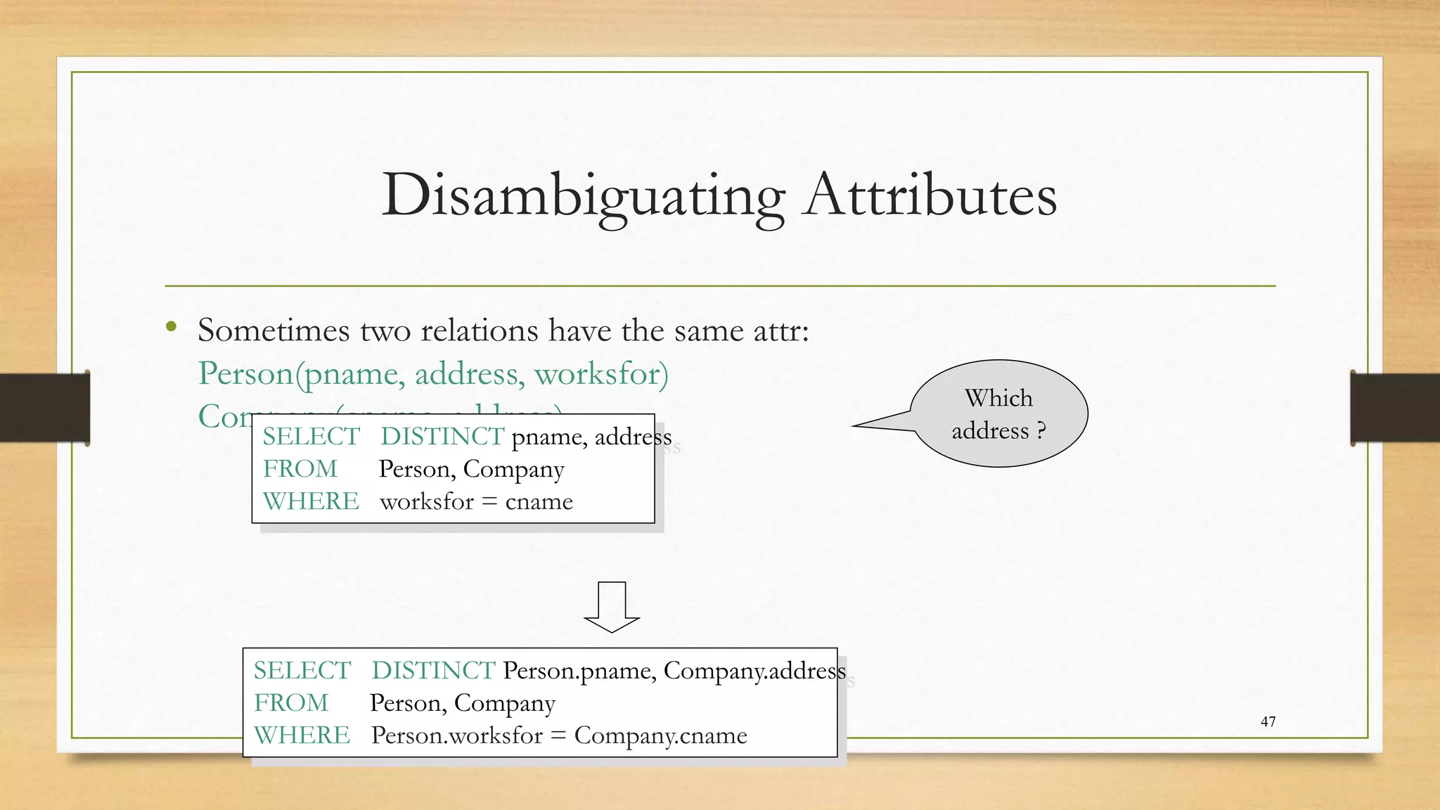 SQL - DML and DDL Commands | PPT
