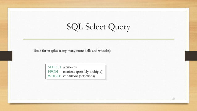 SQL - DML and DDL Commands | PPTX