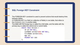 SQL | PPTX