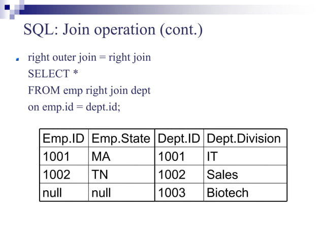 SQL.ppt | Databases | Computer Software and Applications image.