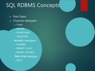 SQL .pptx | Databases | Computer Software and Applications