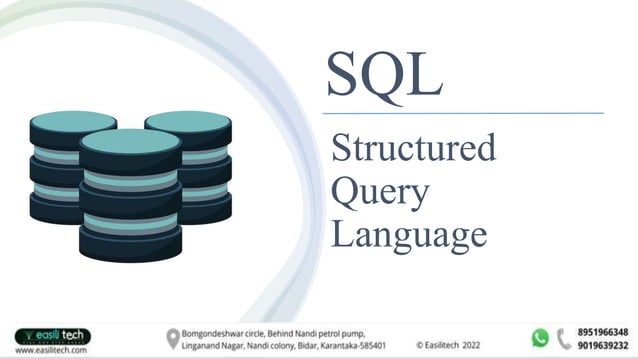SQL.pptx for the begineers and good know | PPT