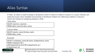 SQL.pptx for the begineers and good know | PPTX