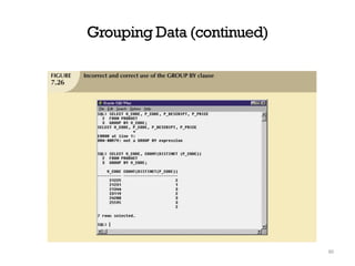 Grouping Data (continued)
50
 
