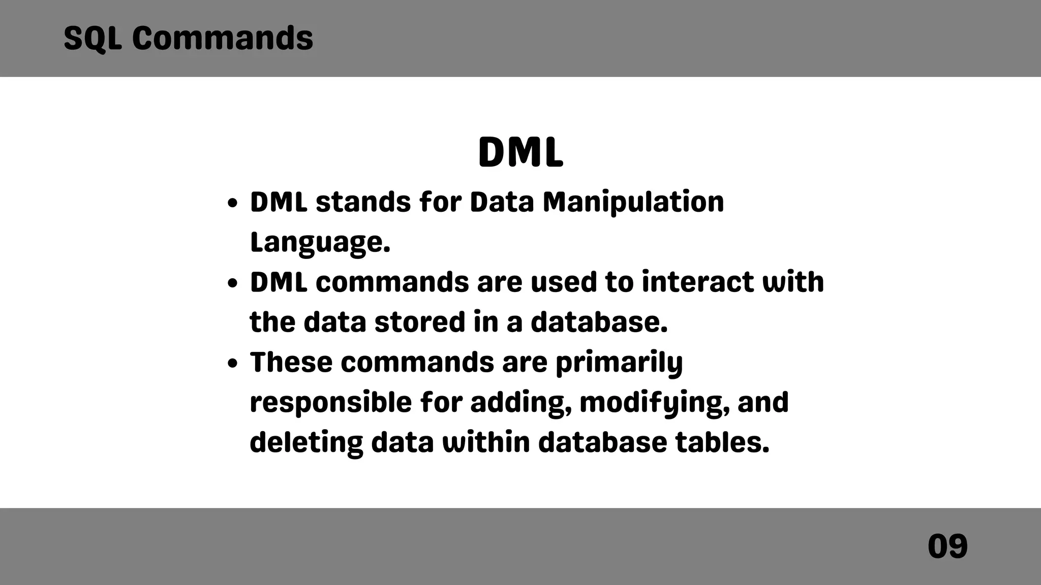 SQL Basics, DDL, DML, DQL, Learn The BAsics Of SQL.pdf