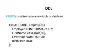 Introduction to SQL for beginners - Beginner Guide | PPTX